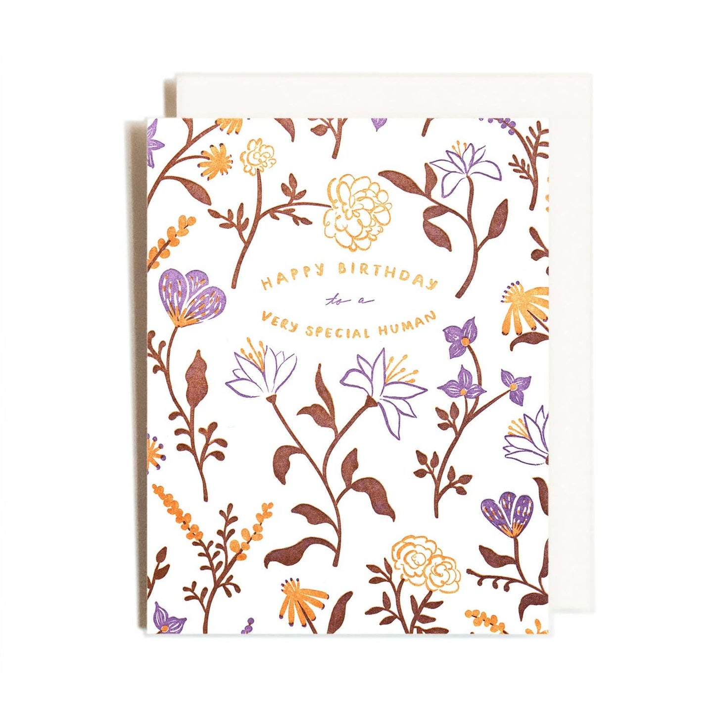 Special Human Birthday Floral Card