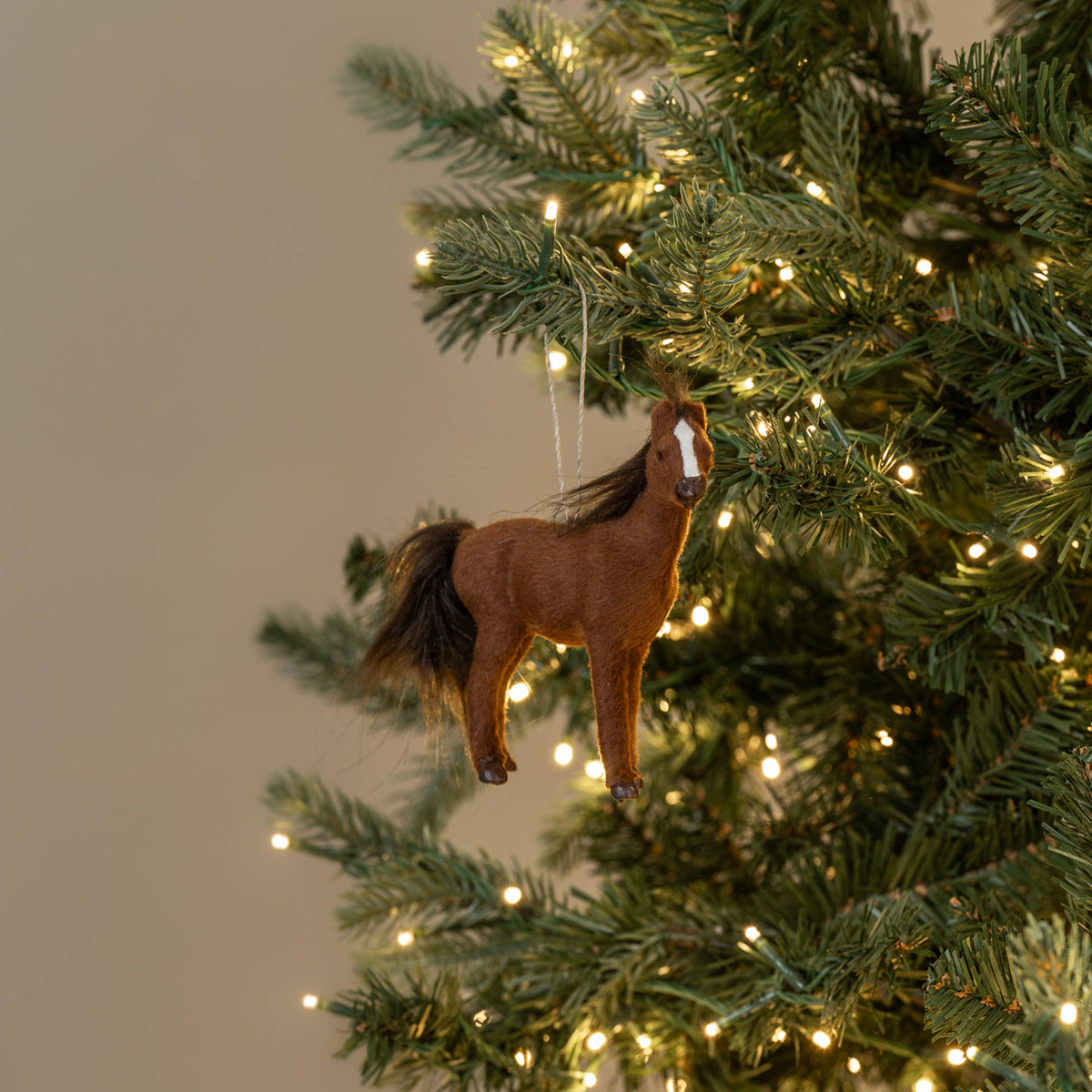 Brown Horse Ornament