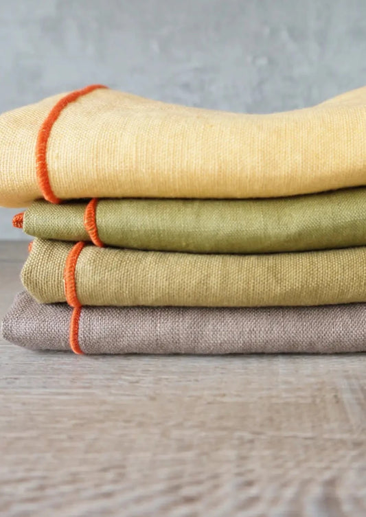 Curated 100% Linen Napkins, Meadow Mix