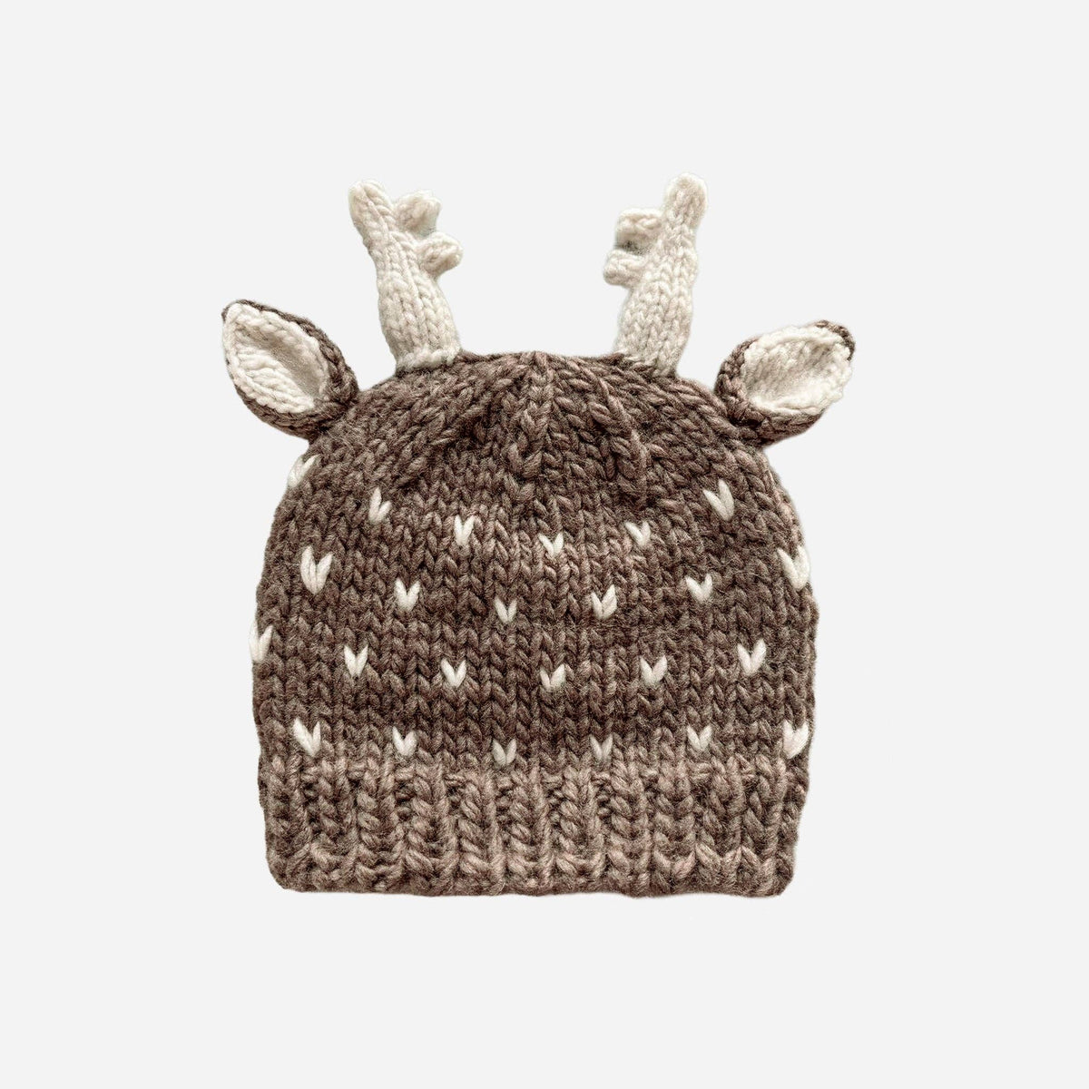 Sawyer Deer Beanie: Tan / 2-5y