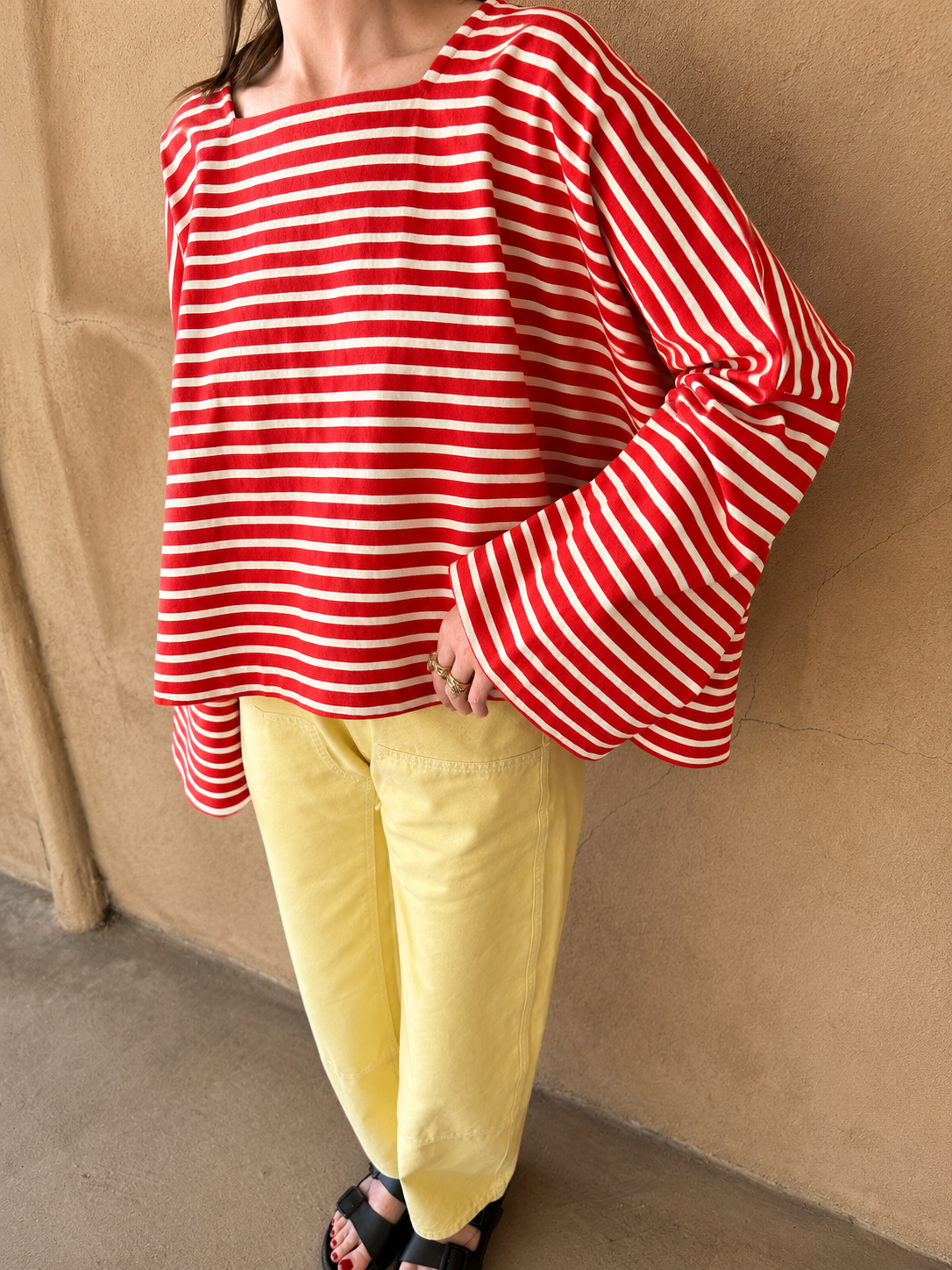 Oversized Mariniere, Red