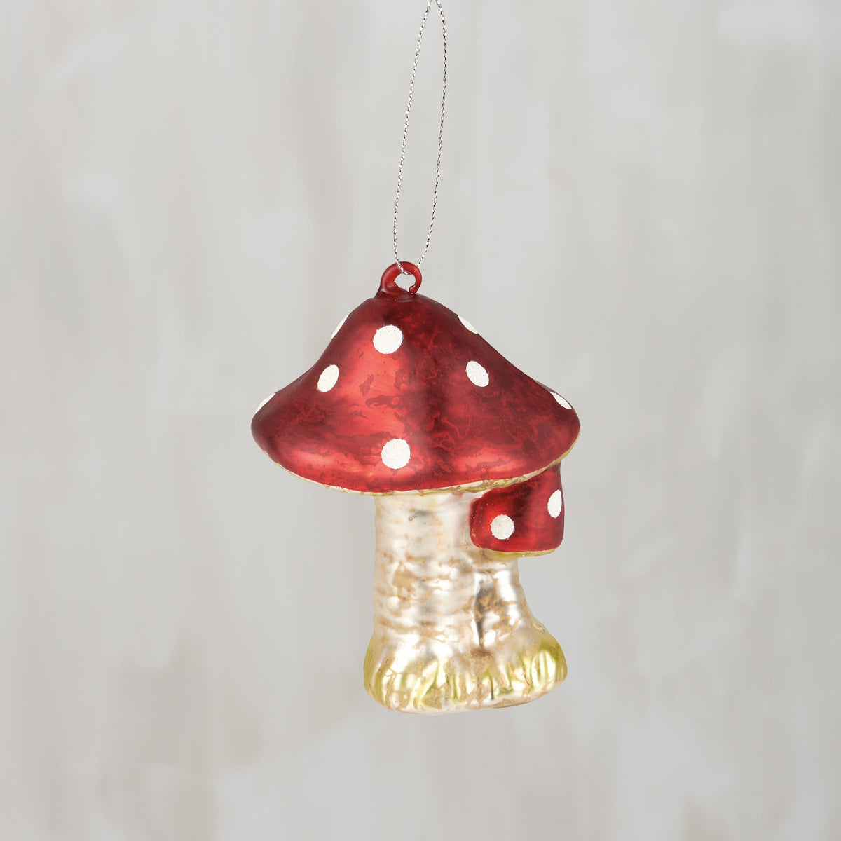 Glass Mushroom Ornament(1)