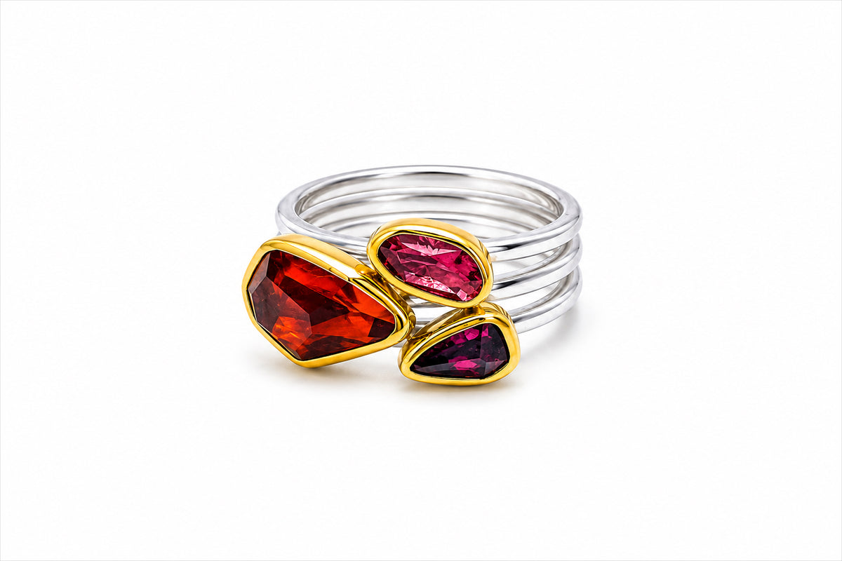 Tourmaline & Citrine Ring