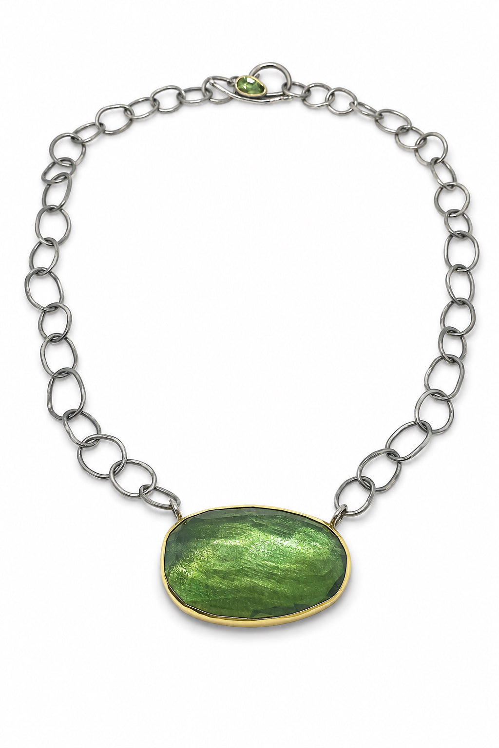 Green Amethyst Necklace