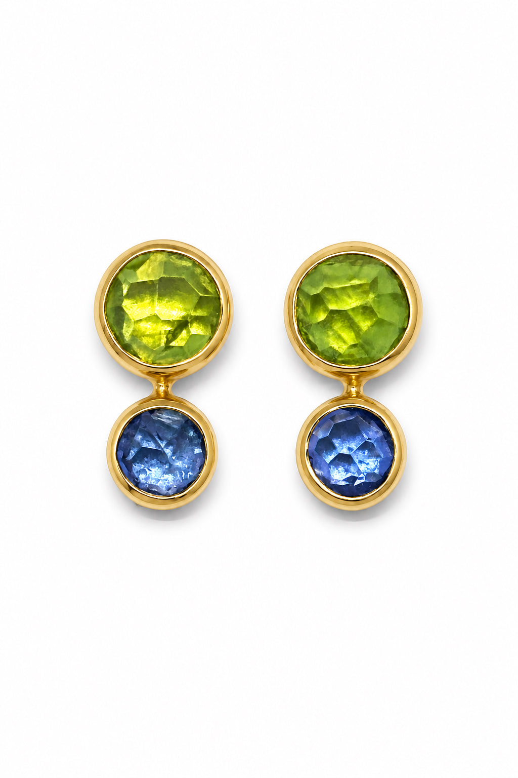 Peridot & Tanzanite Earrings