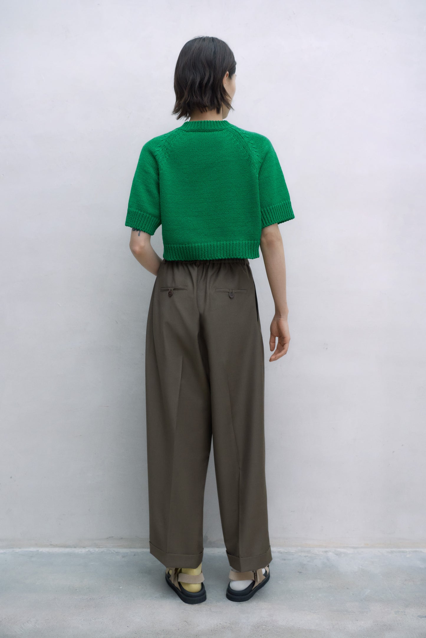 Cotton Buttoned Top, Pasto