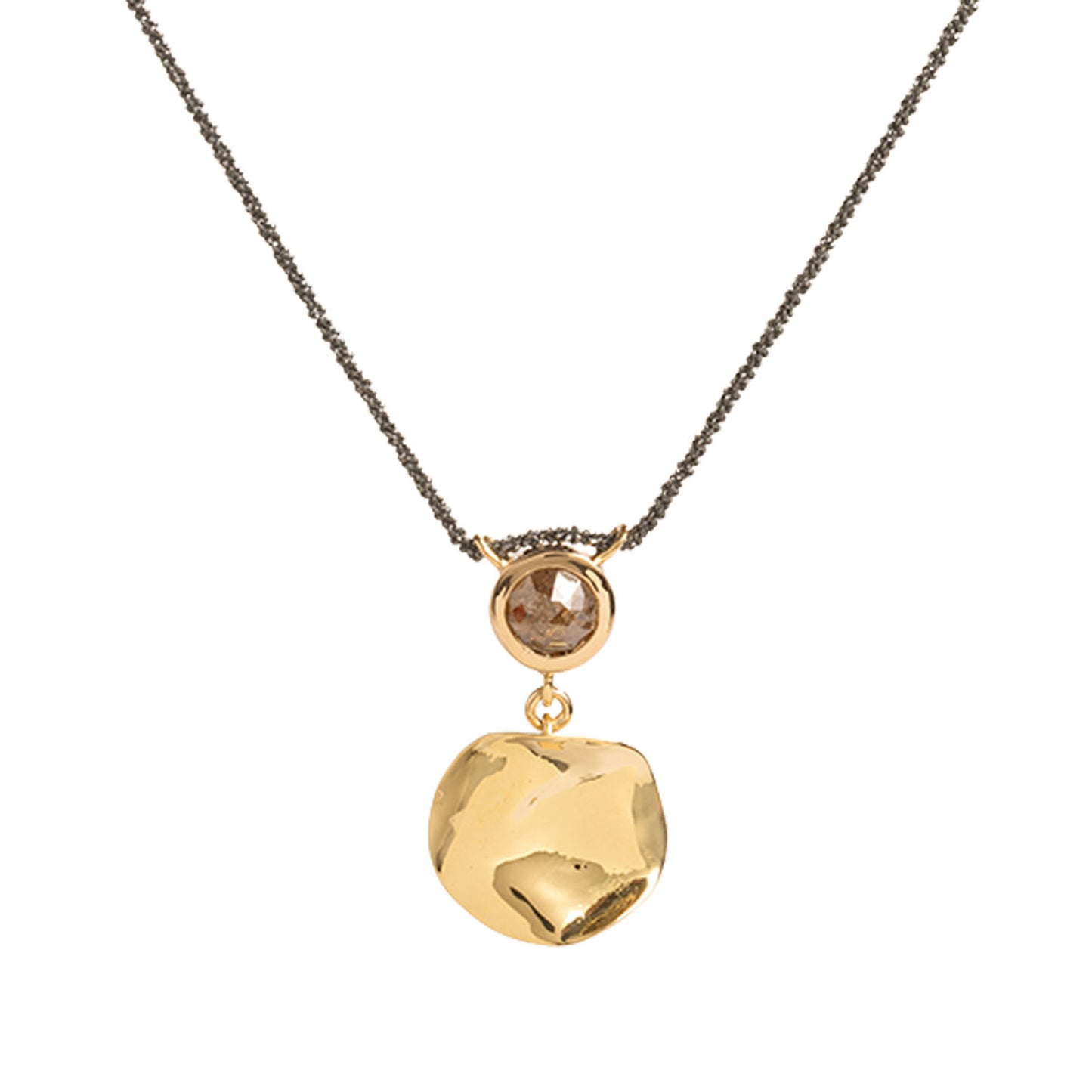 Thesan Necklace 18KG S/S