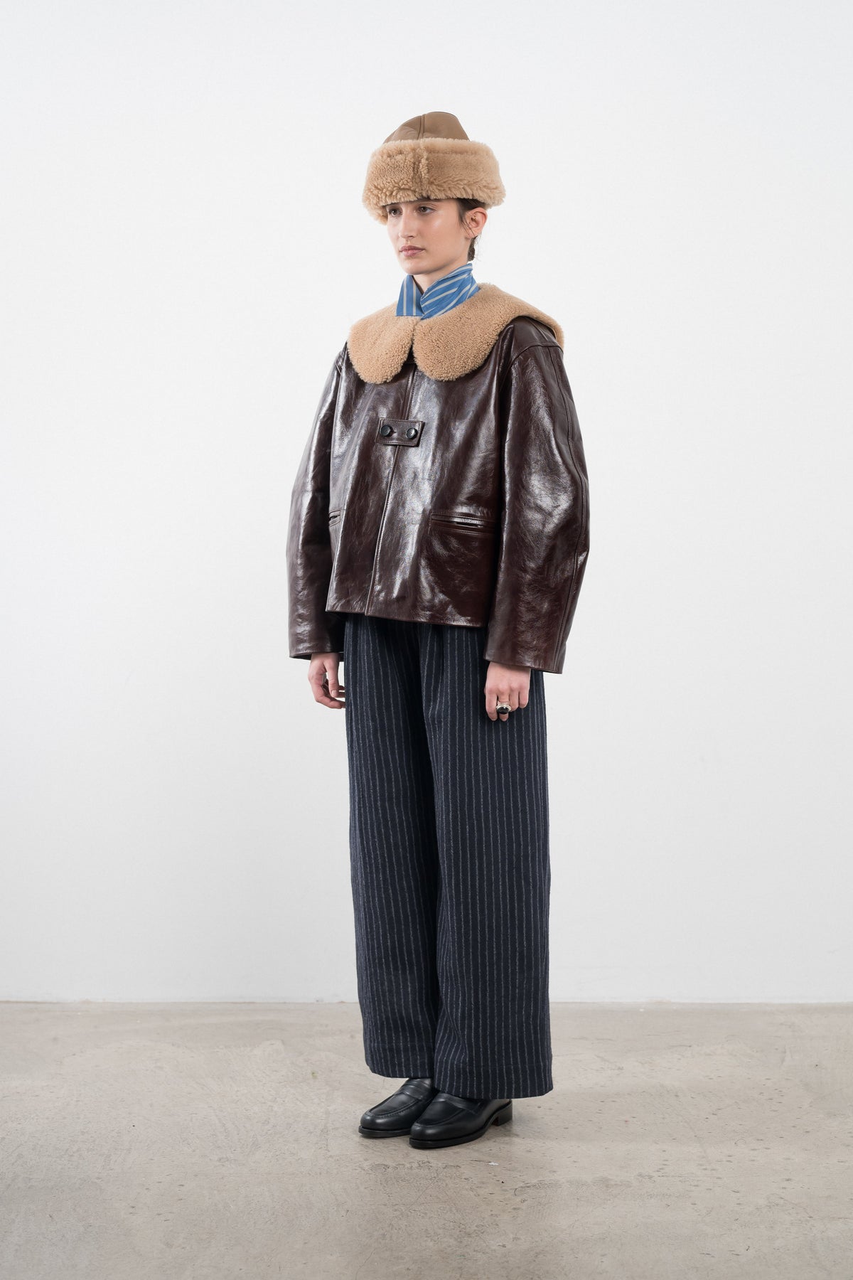 Leather Ellie Jacket, Canada Brown