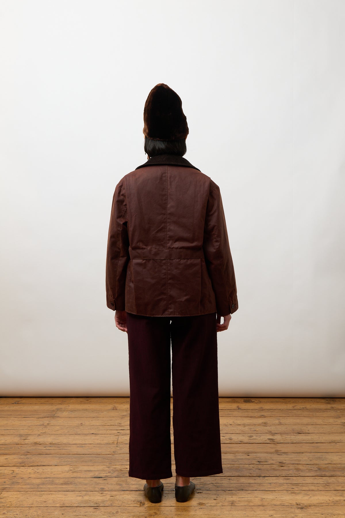 Hunter Jacket, Chestnut British Waxed Oilskin