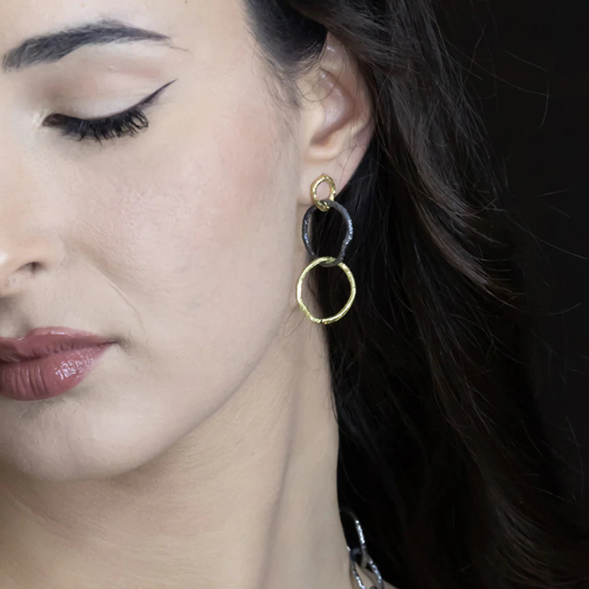 The Mystic Earrings 18K & SS