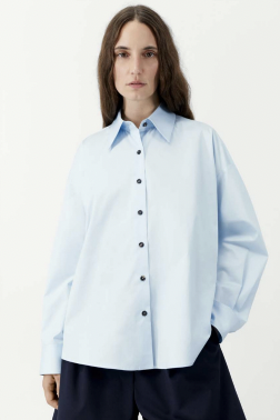 Oversized Shirt, Light Blue