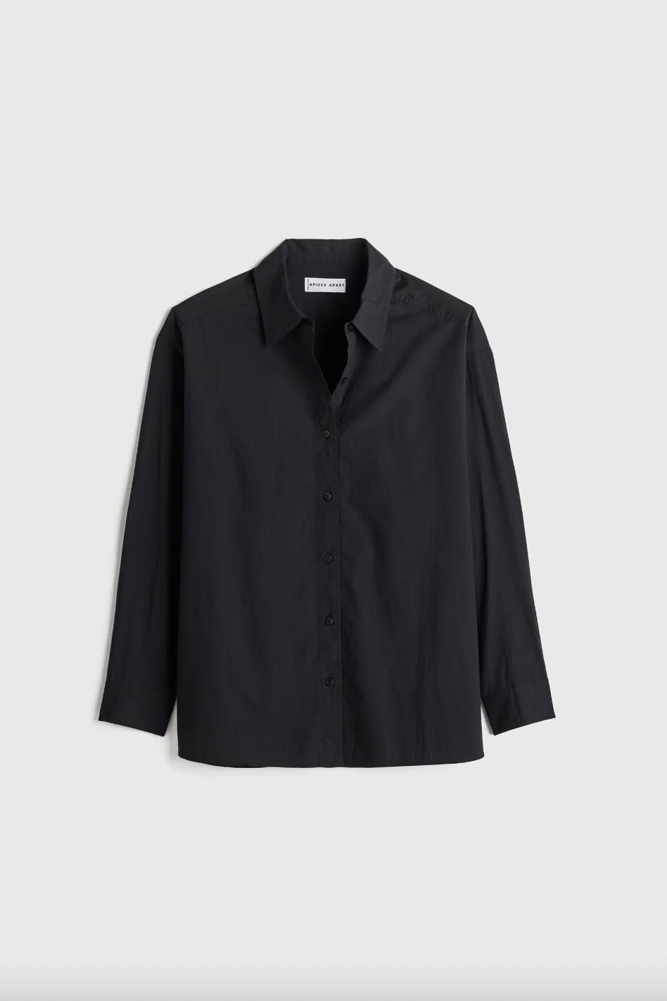 Isolde Button Down, Black Black