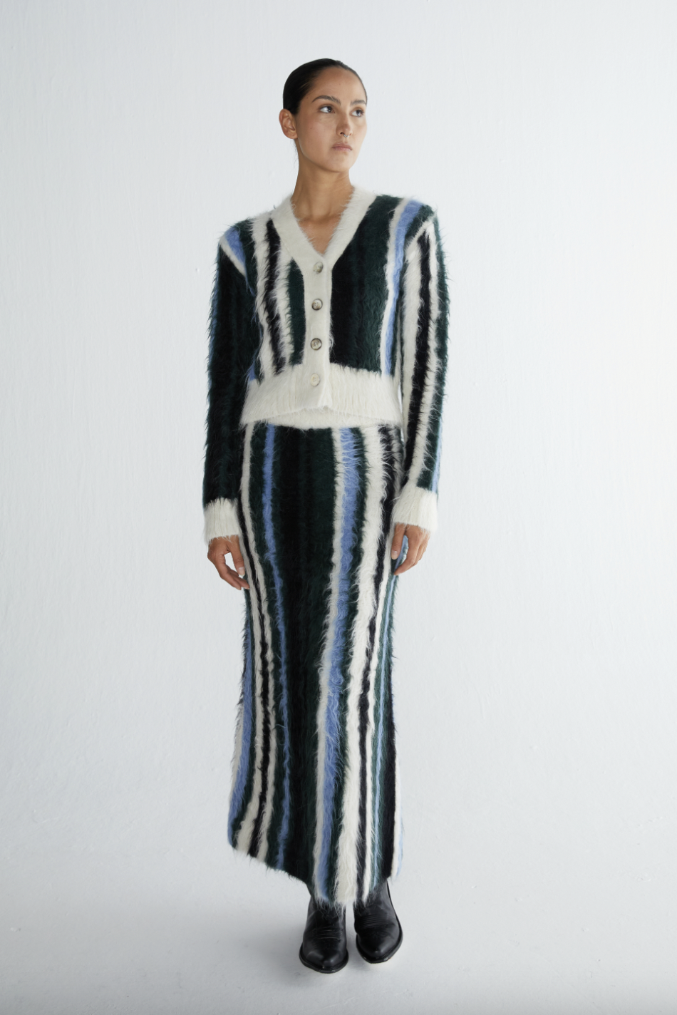 Gasha Cardigan, Sky Mix