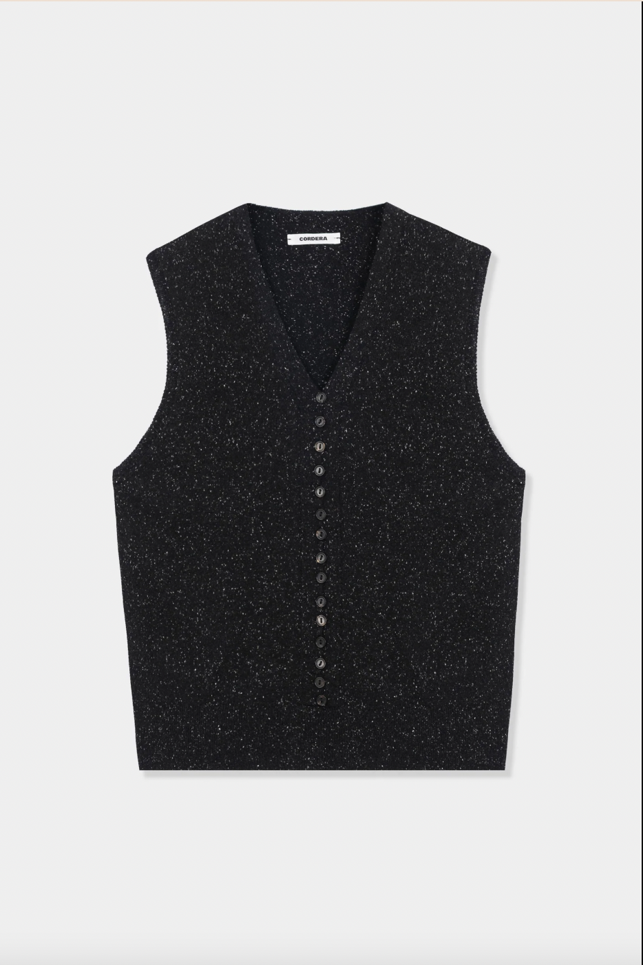 Silk & Wool Flecked Waistcoat