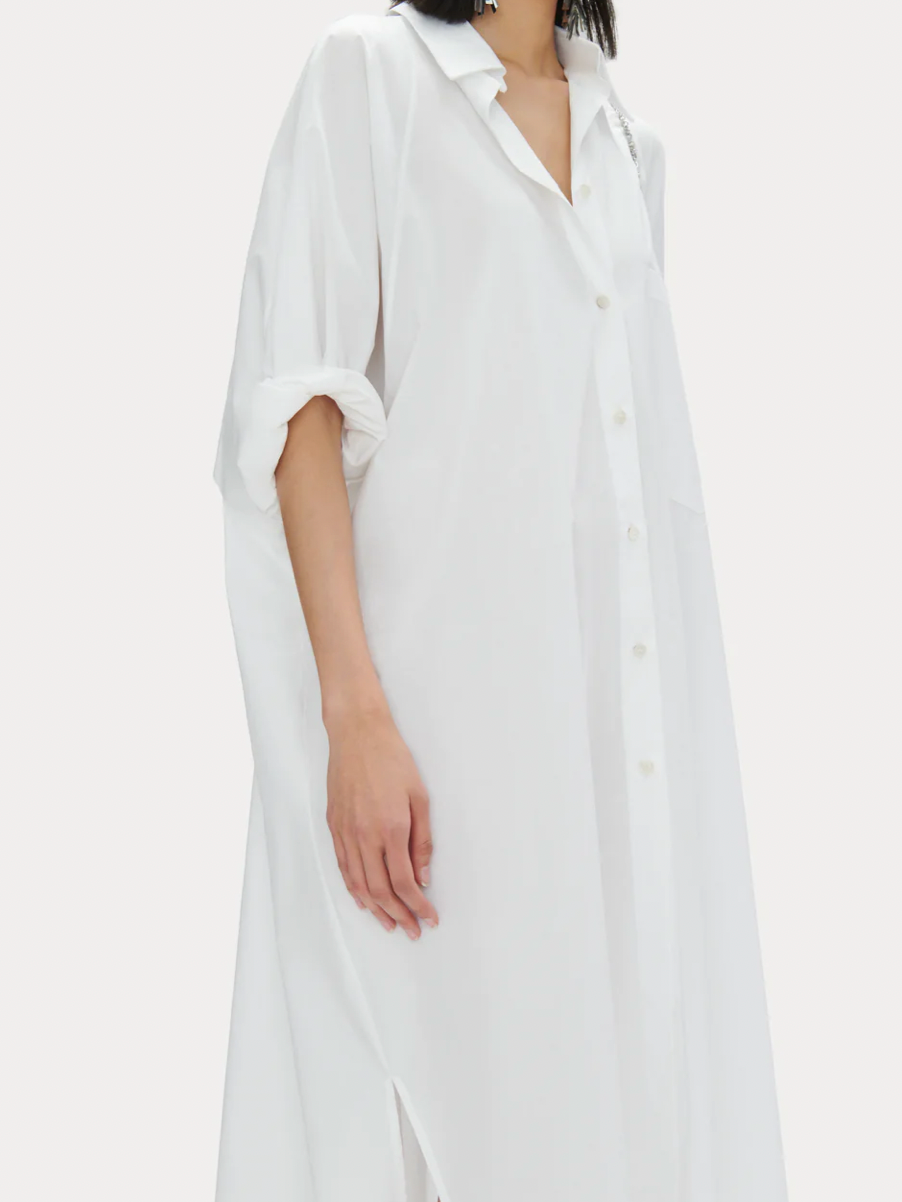 Naz Dress, White