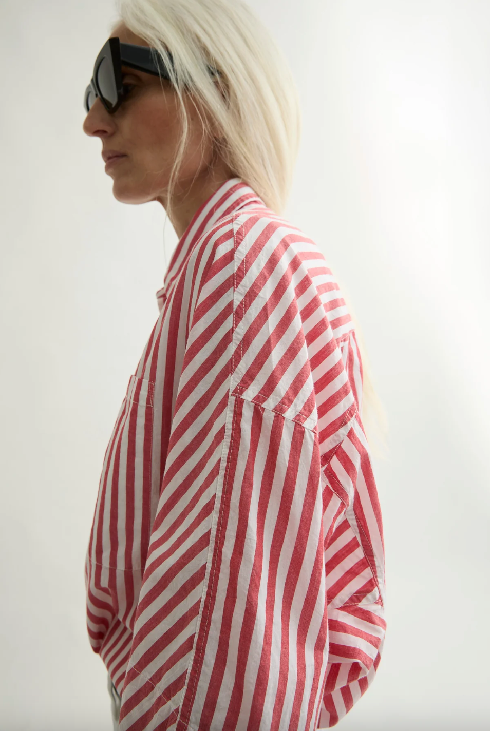 Ji Shirt, Red Stripe