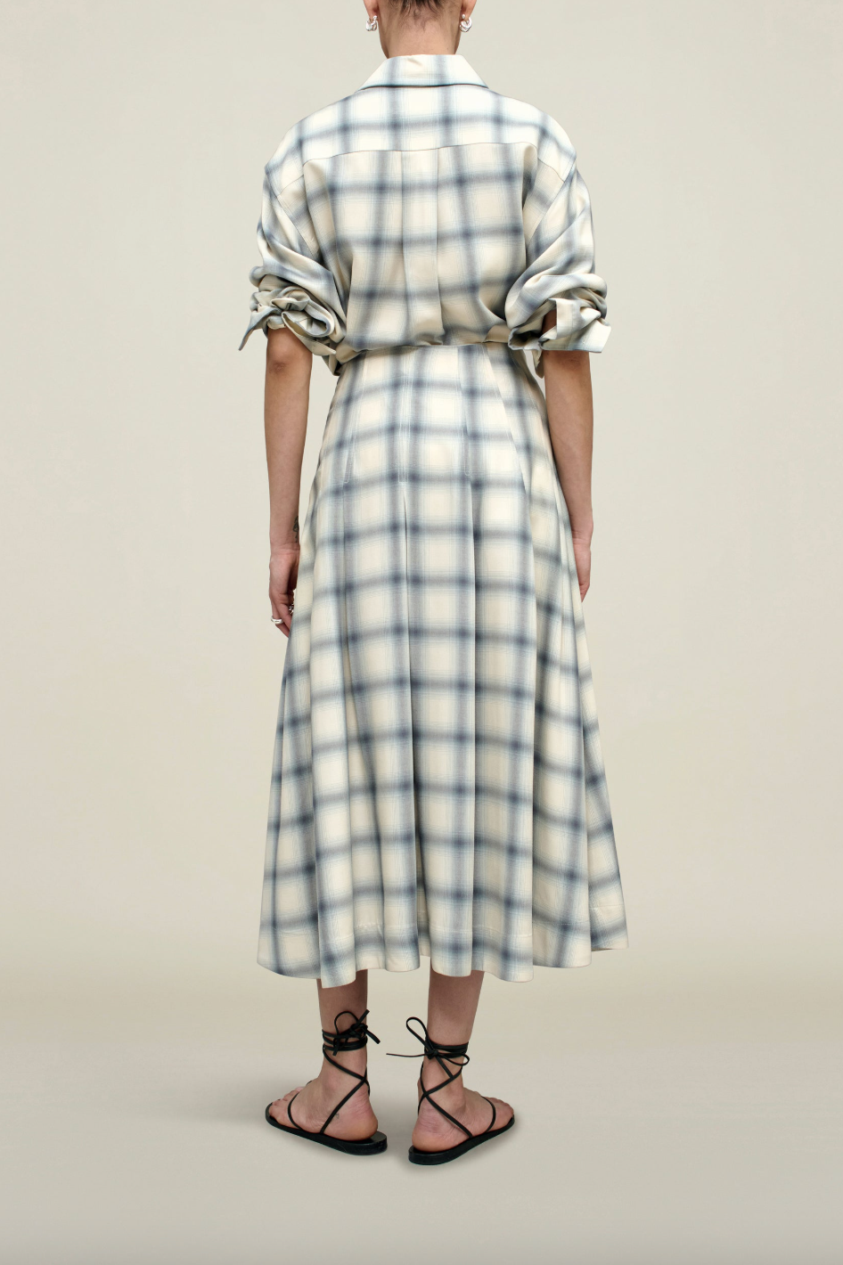 Dakota Pleated Skirt, Airbrush Flannel