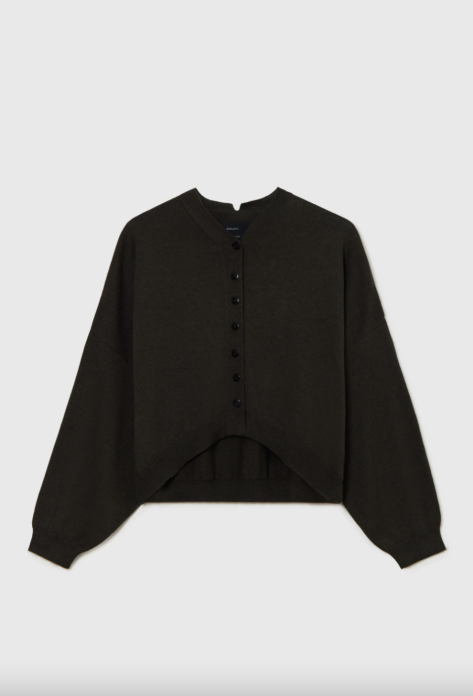 Cotton & Cashmere Cardigan Dark Moss