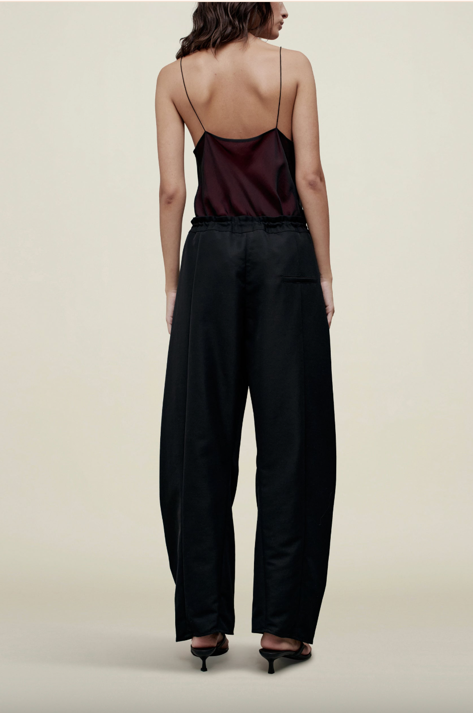 Clemence Pant, Black Gazar Suiting