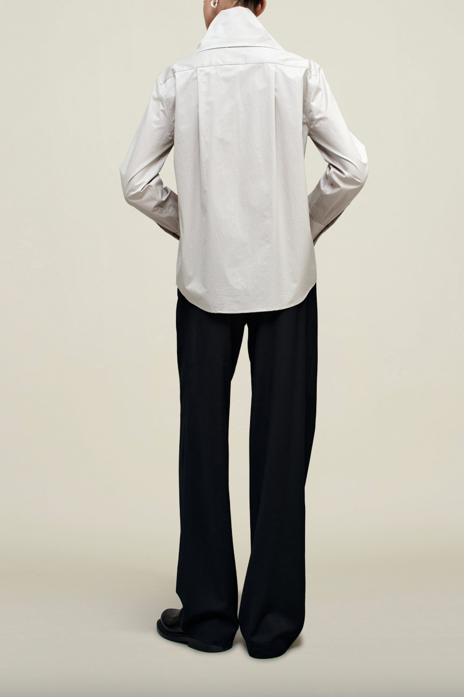 Renee Button Up, Silver