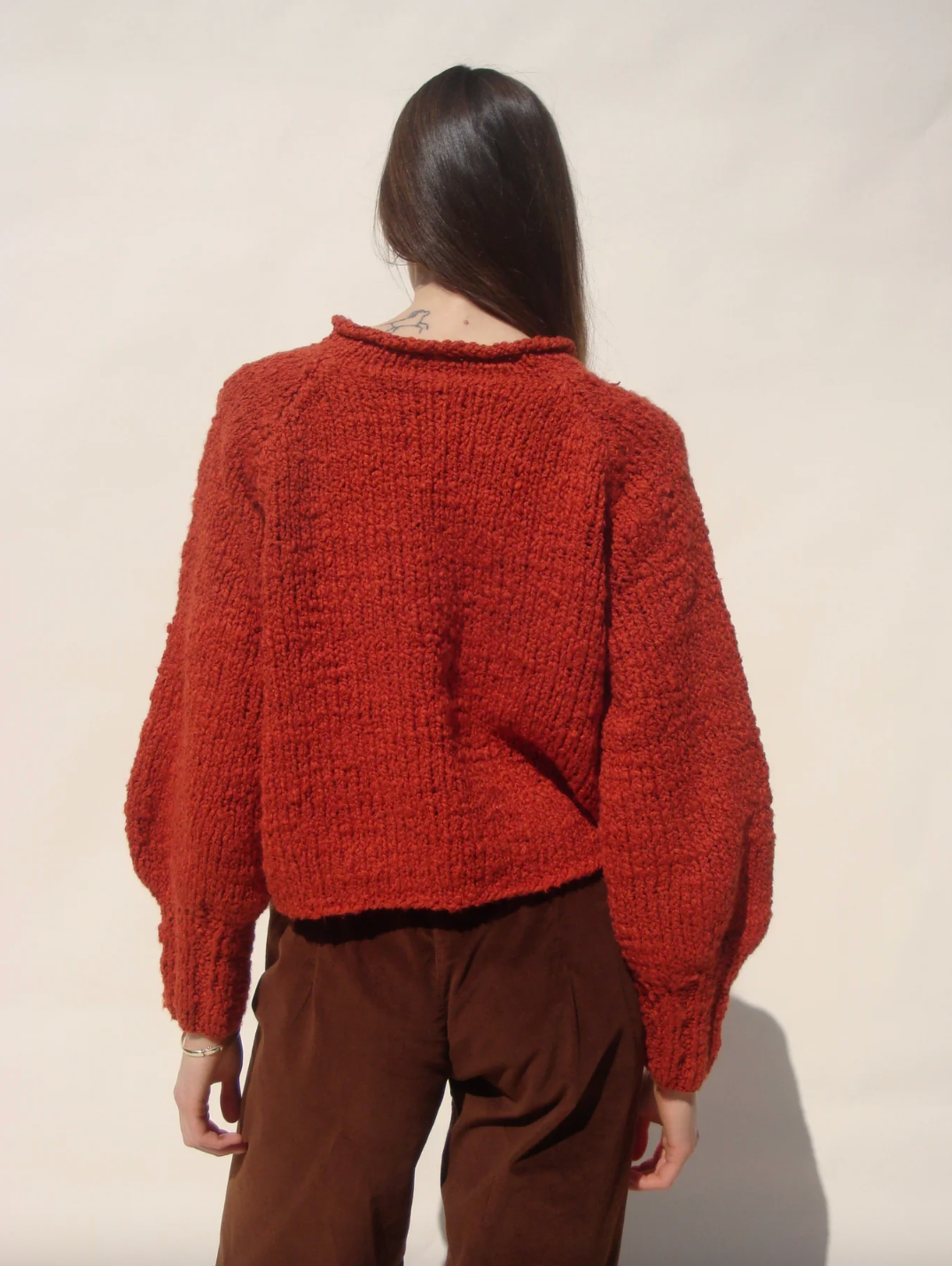 Nogu Hand Knit, Rust