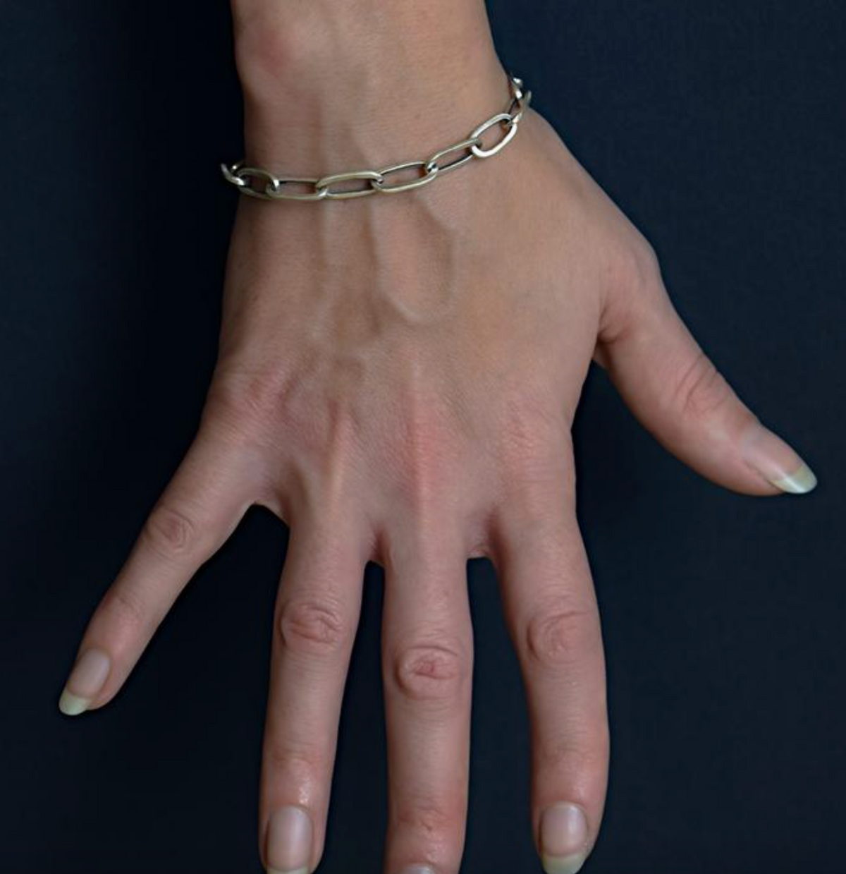Long Rectangle Link Bracelet