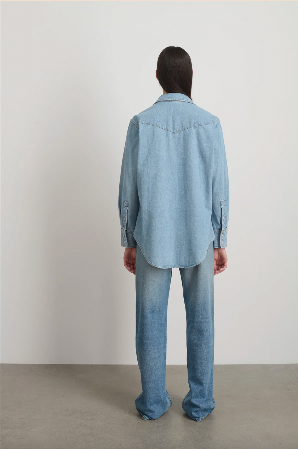 Liv Western Shirt, Park Wash