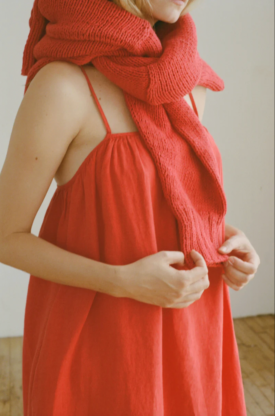 Classic Crewneck Cotton, Rouge