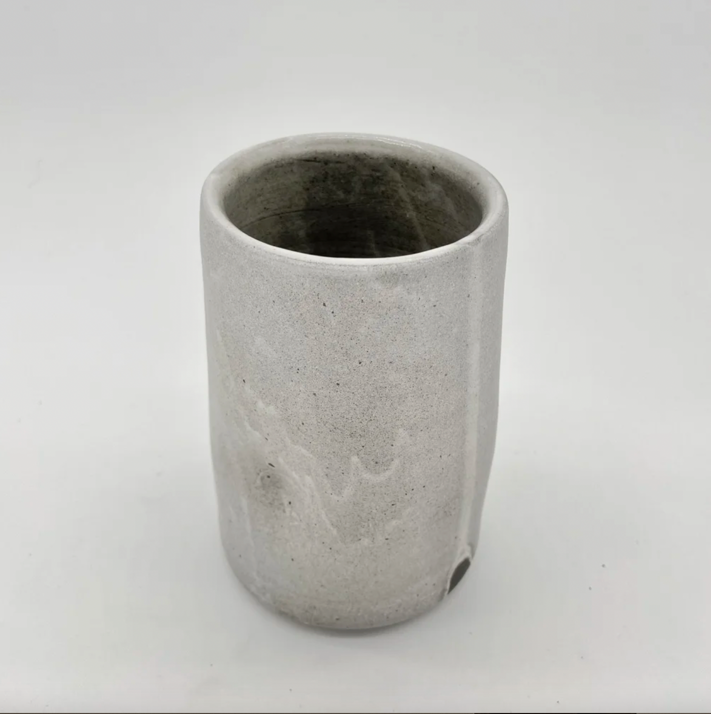 Tall Pinch Cup, White