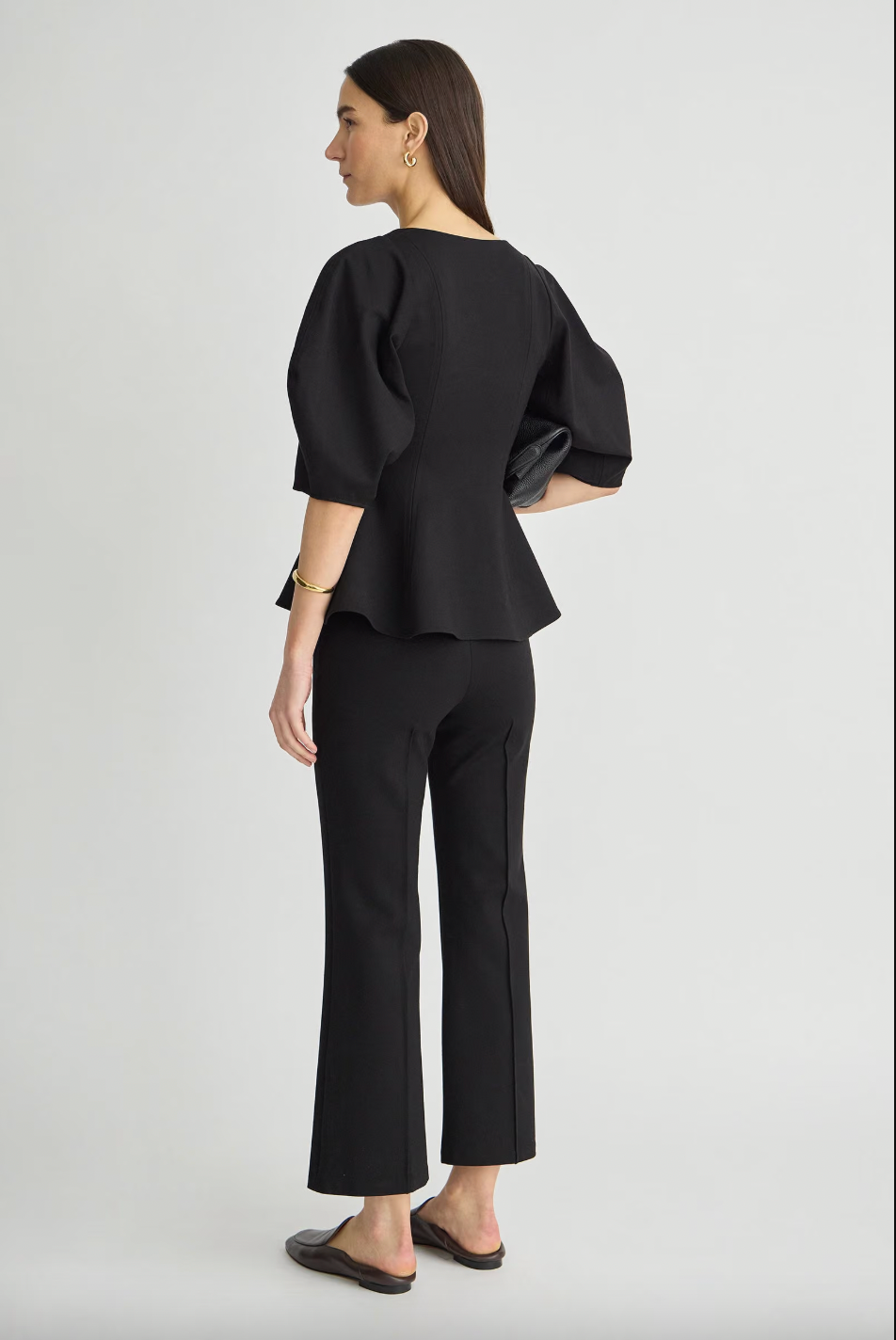 Ponte Rene Pull On Pant, Black