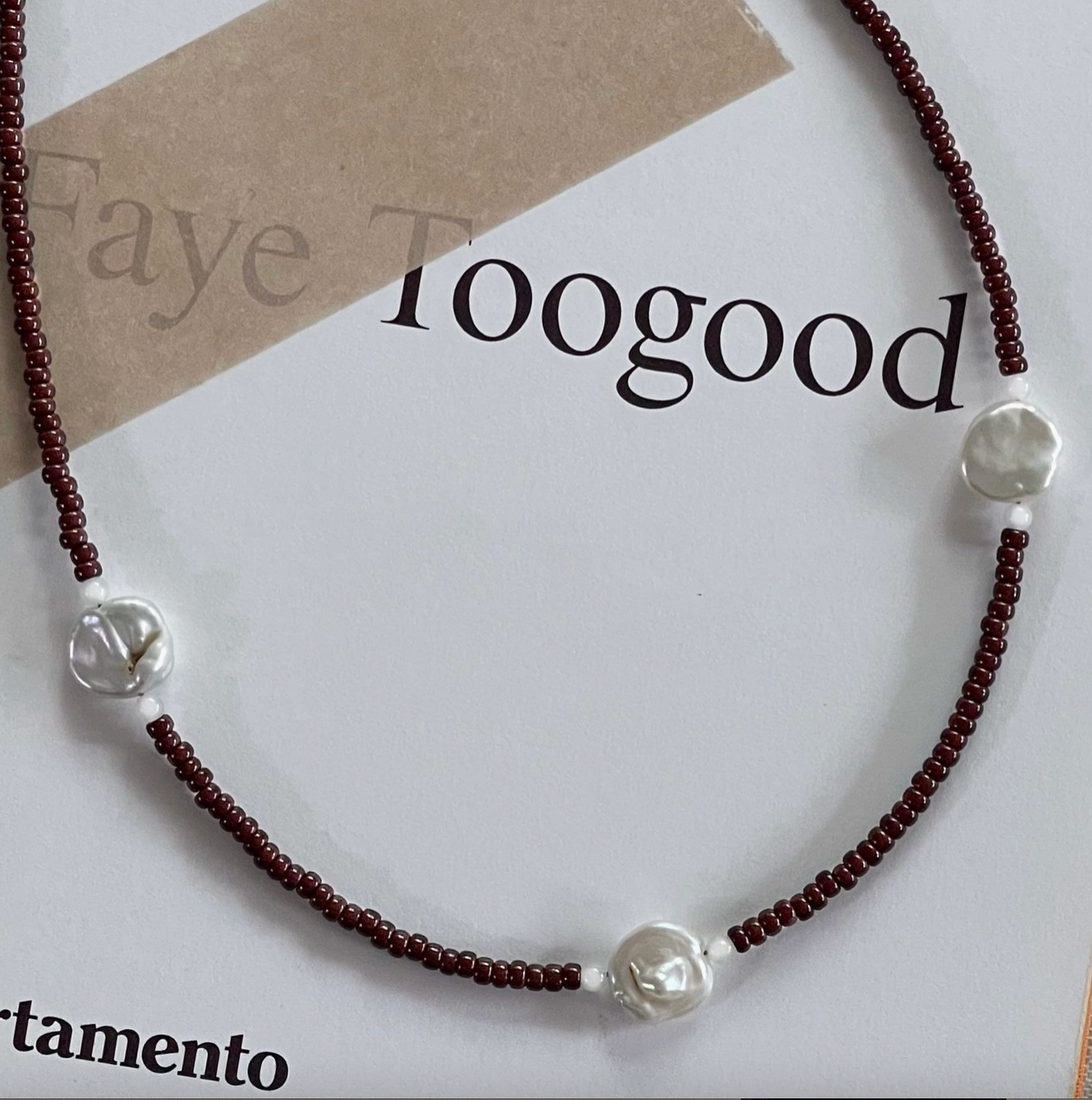 Trio Necklace: 16"
