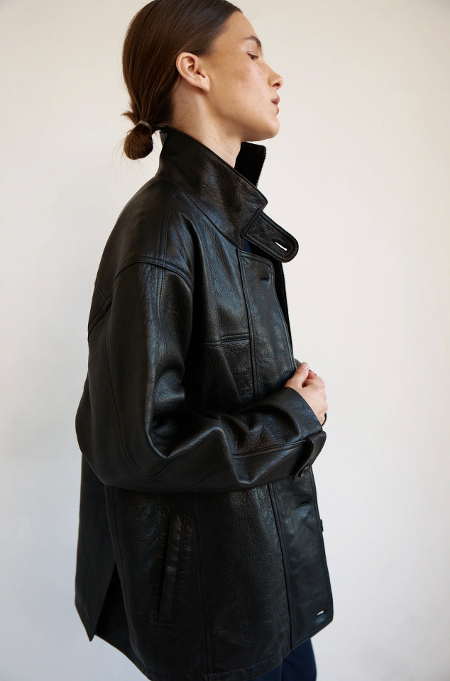 Minimal Anorak Jacket, Black