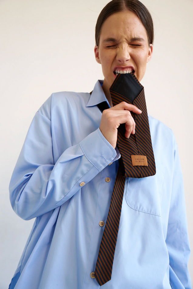 Tuck Shirt, Cornflower
