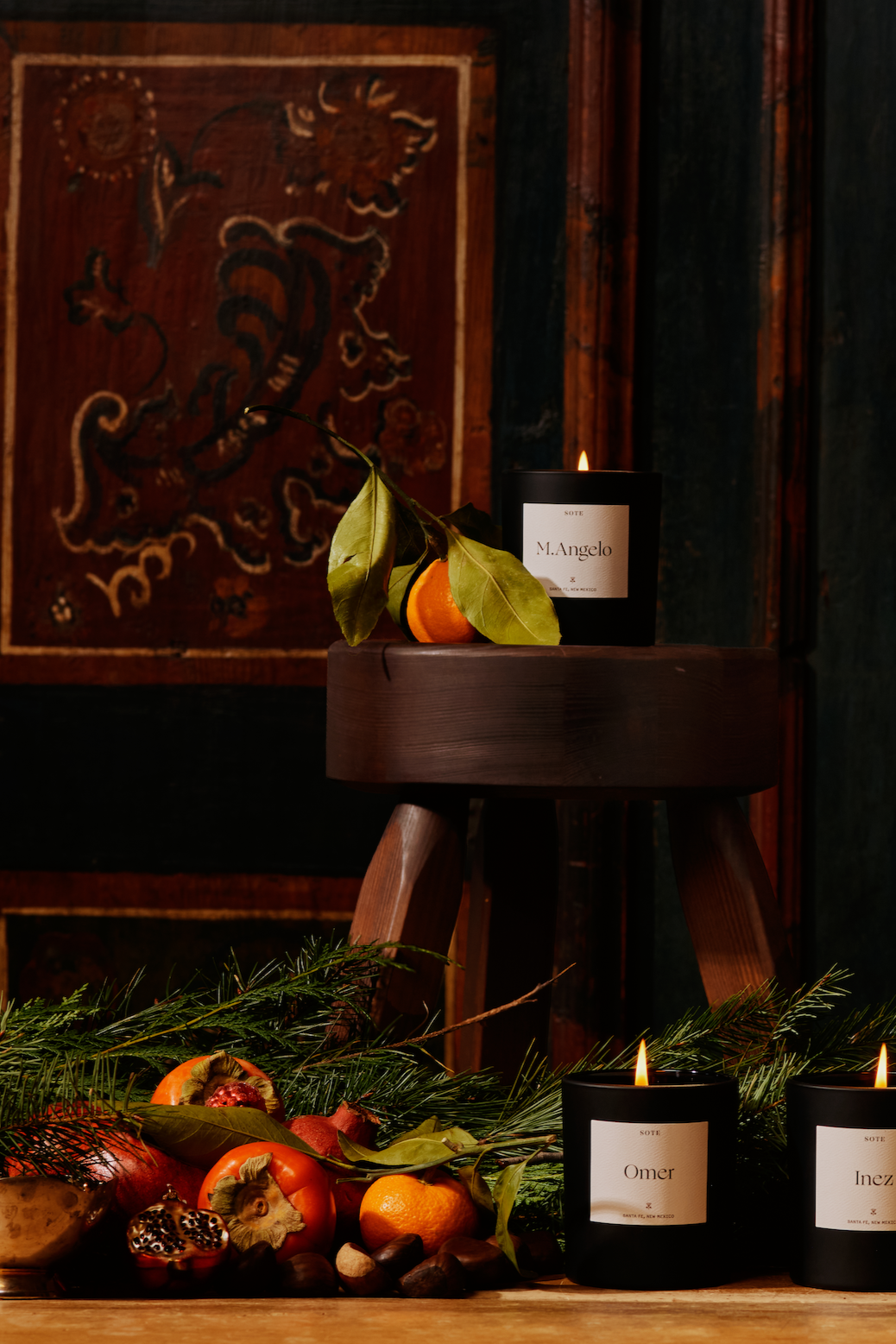 M.Angelo Glass Candle