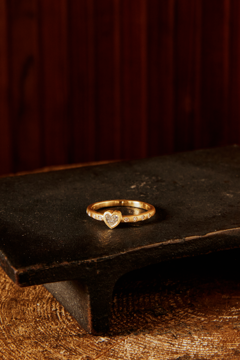 .30cts Diamond Heart Ring