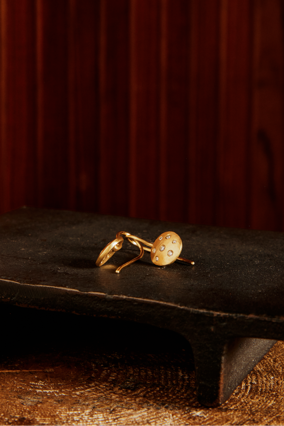 Dew Drop 18K Gold Earrings