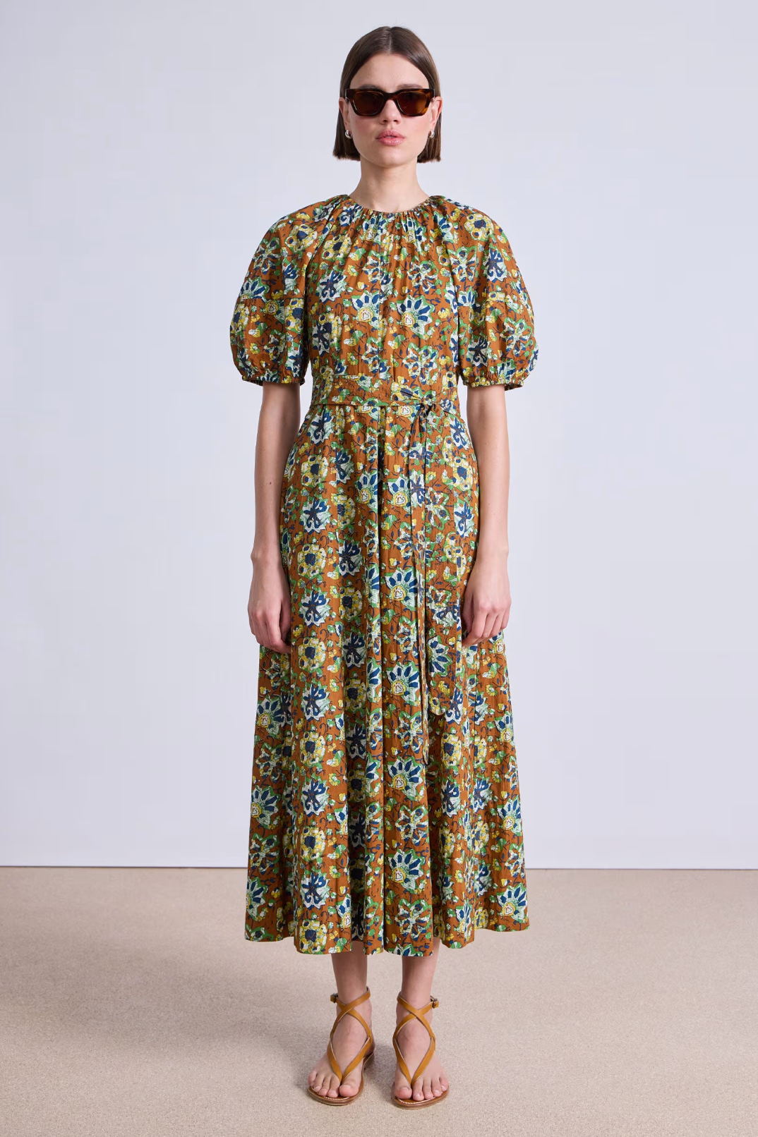 batik print maxi dress Slow Day in Teal,'Hand-Printed Batik Rayon Maxi Dress'