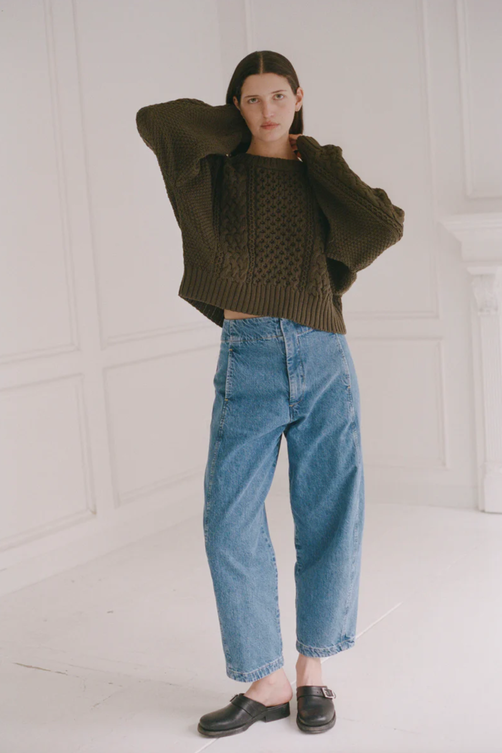 Lune Pant, Medium Blue