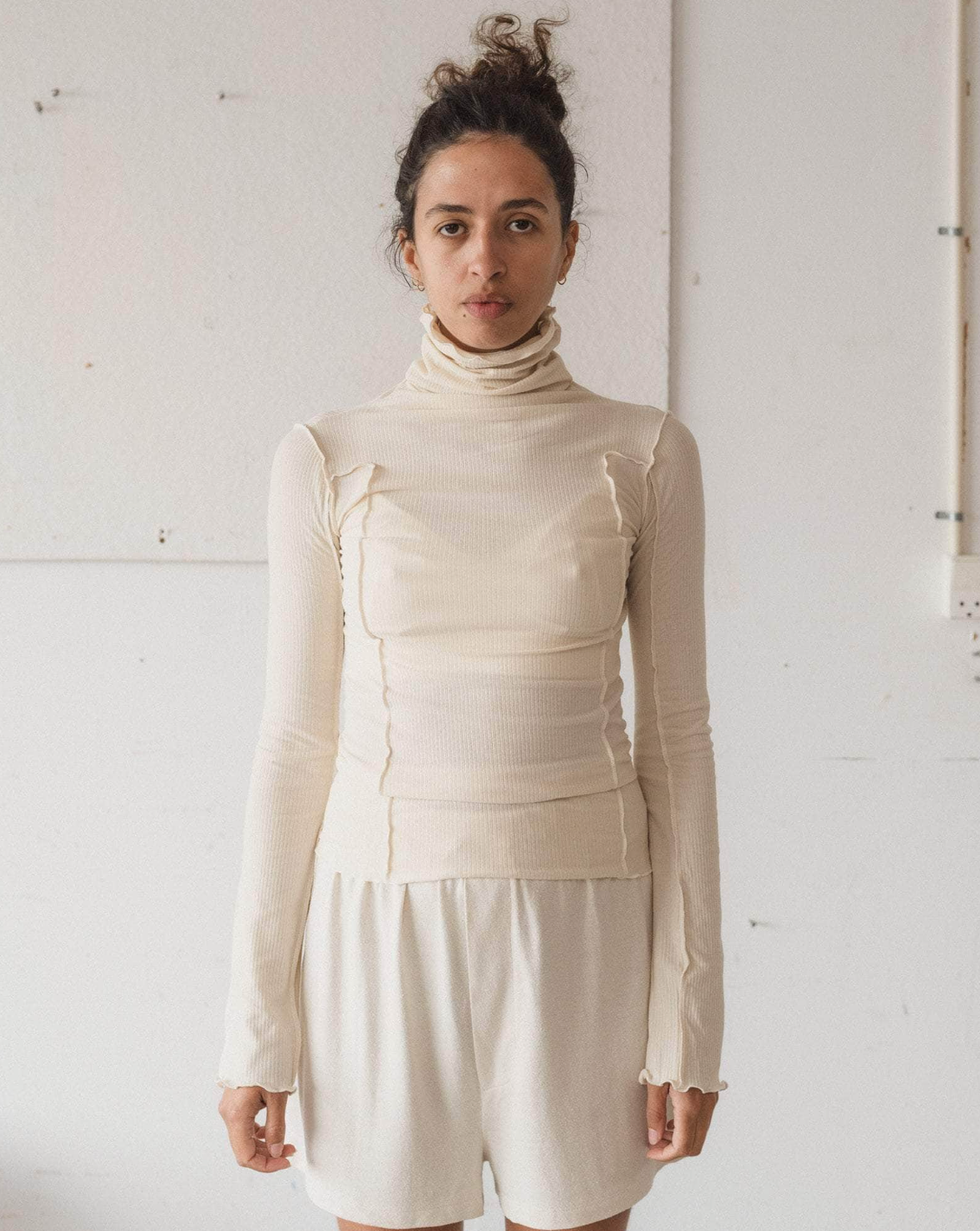 Omato Turtleneck, Off-white
