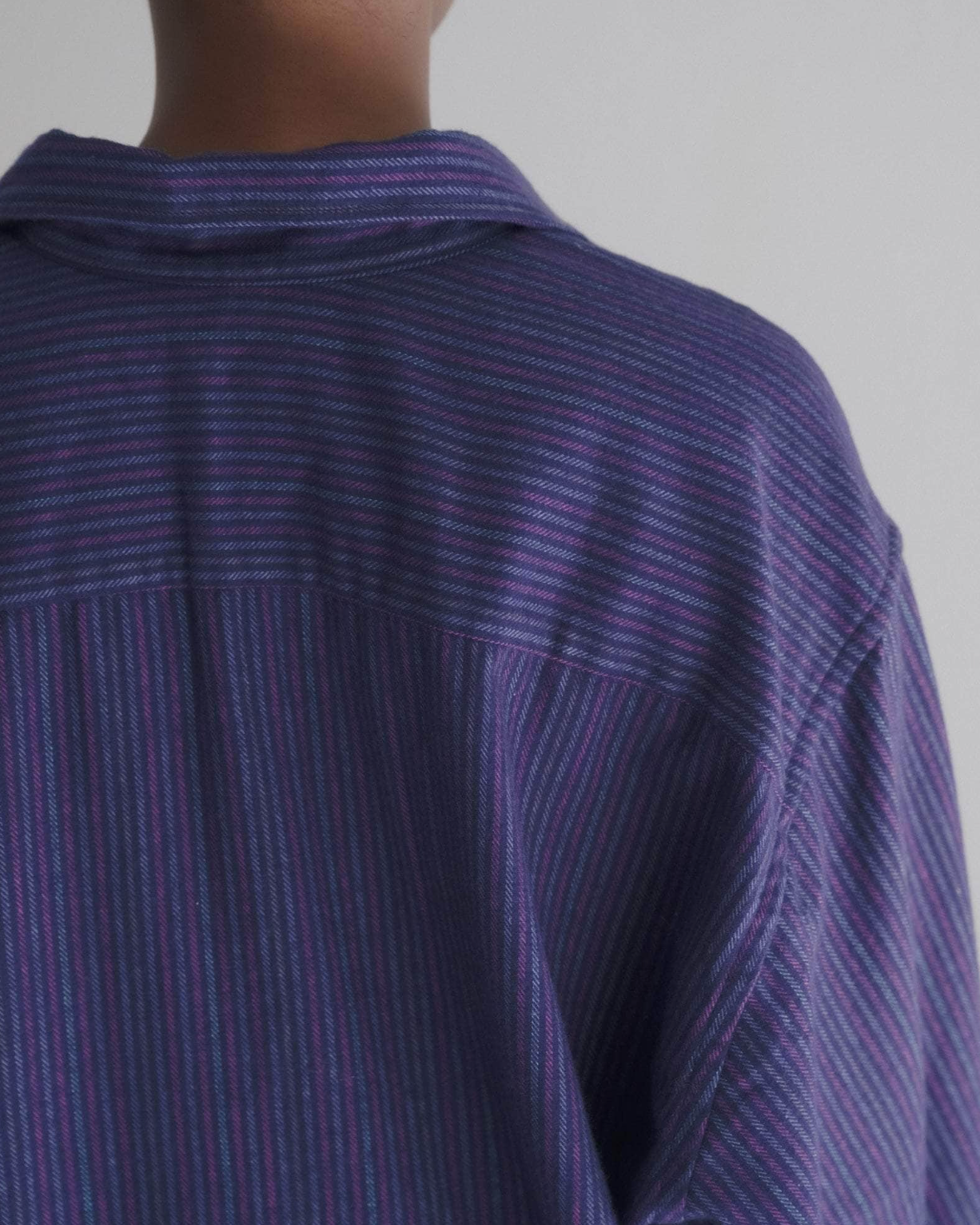 Claude Shirt, Purple Stripe