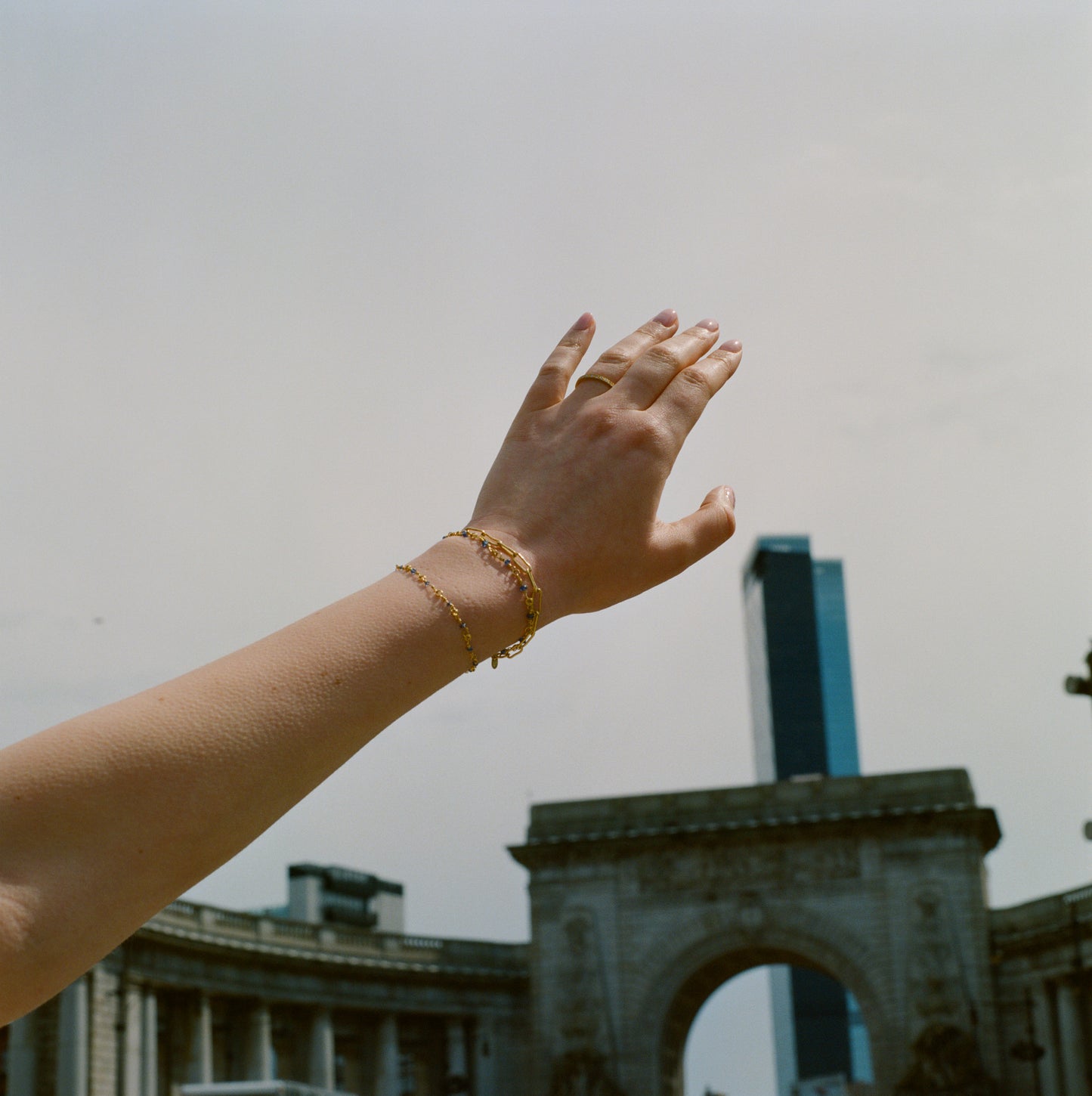 Wrap Link Chain Sapphire