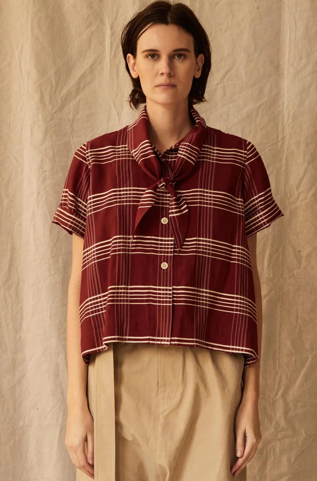 Wesley Shirt, Crimson