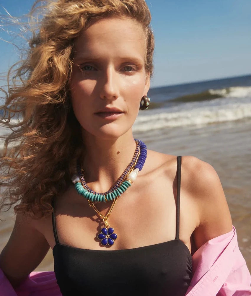 Acacia Earrings, Amazonite