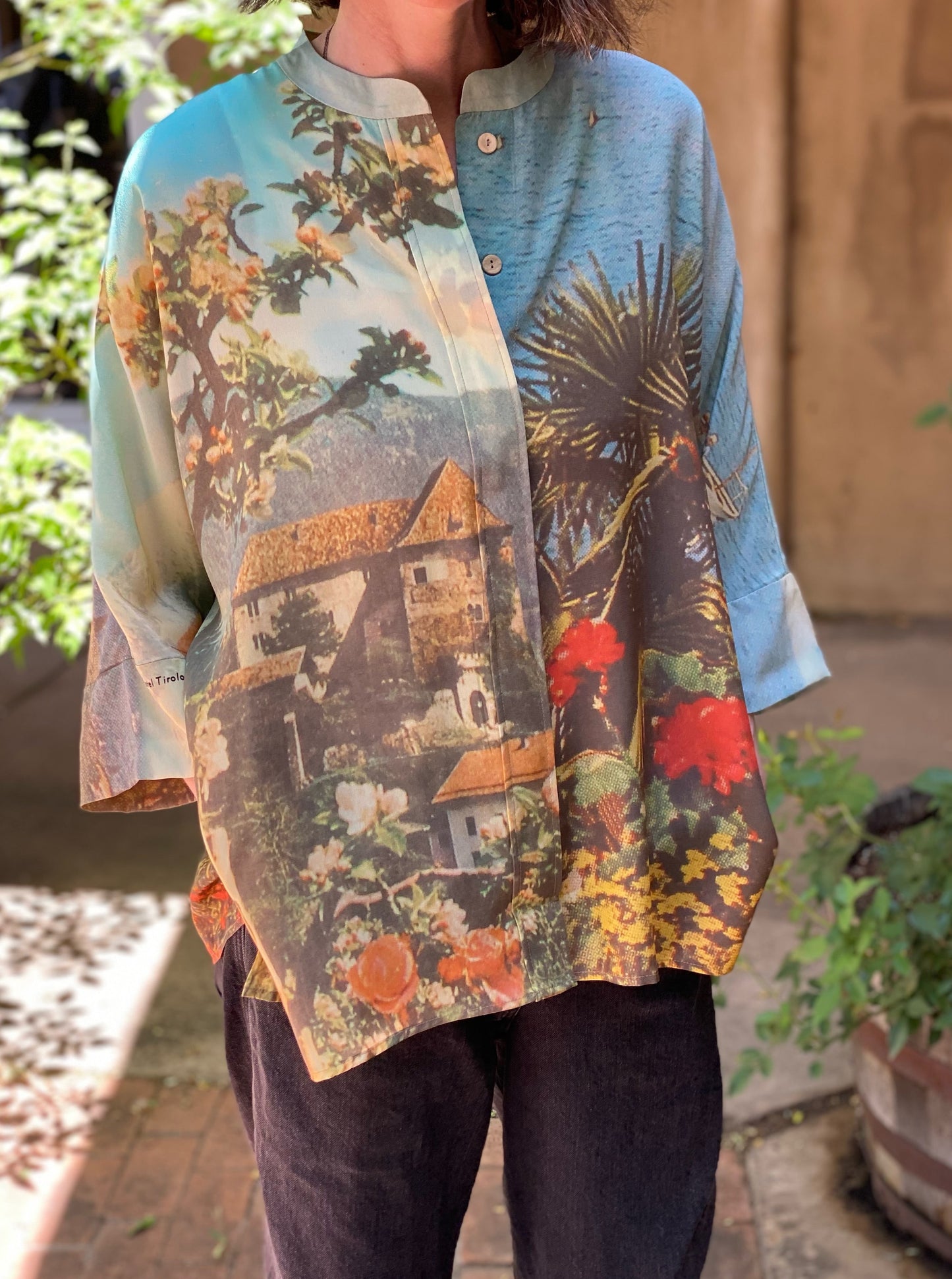 Print Postcard Shirt, Tirol/Garda