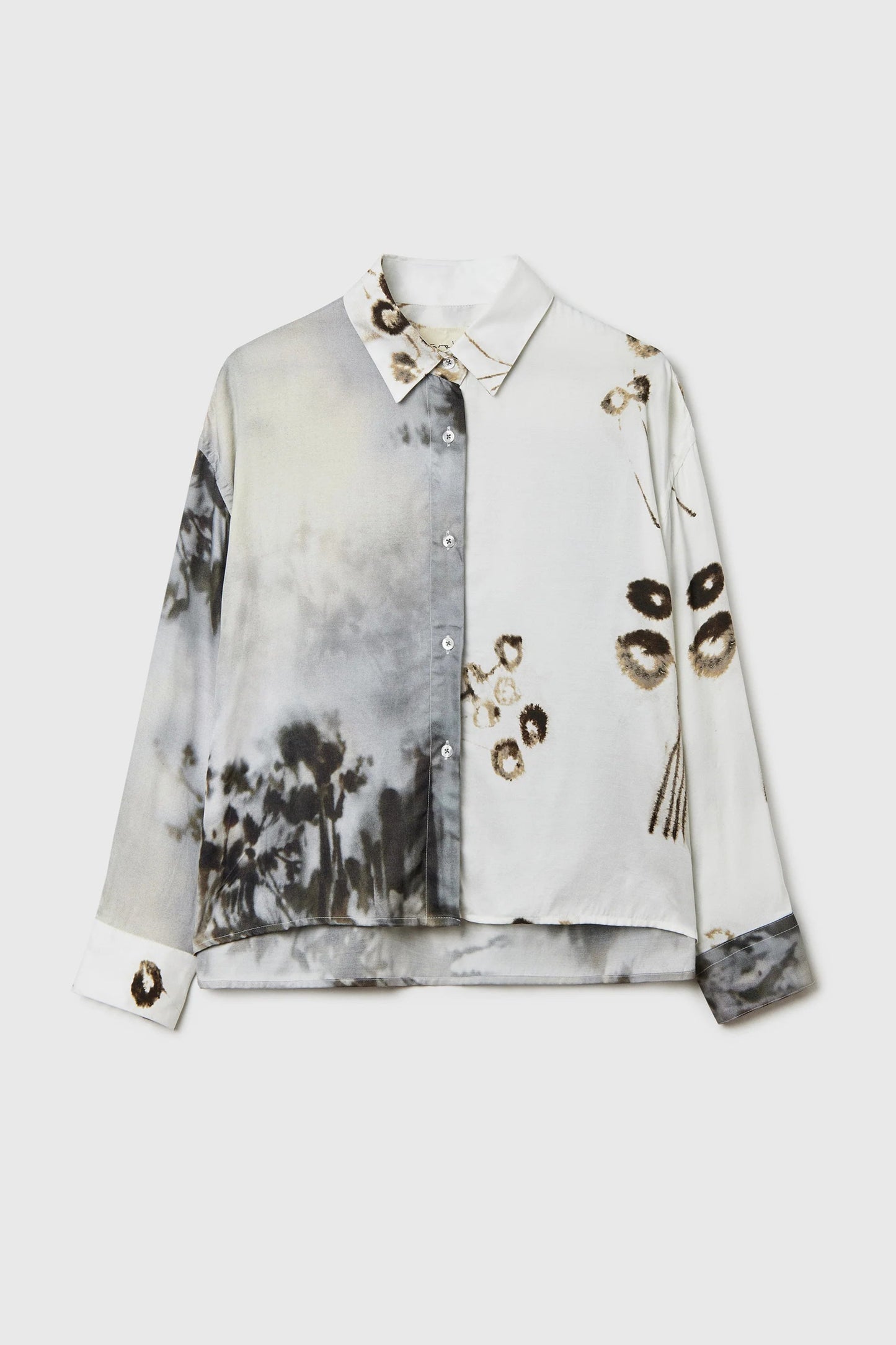 Printed Classic Shirt, Bicolor