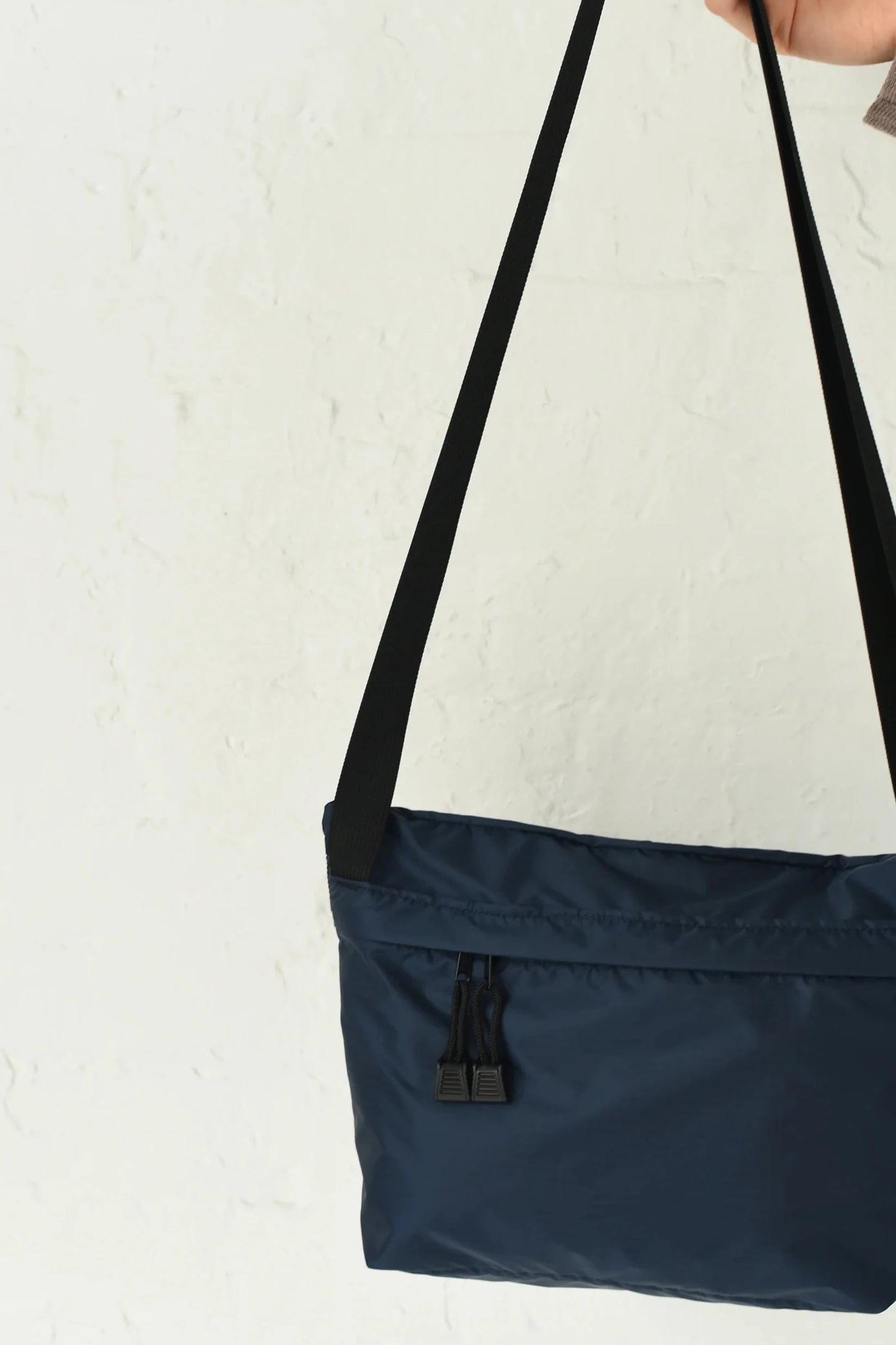 Nylon Crossbody Bag, Navy/Black