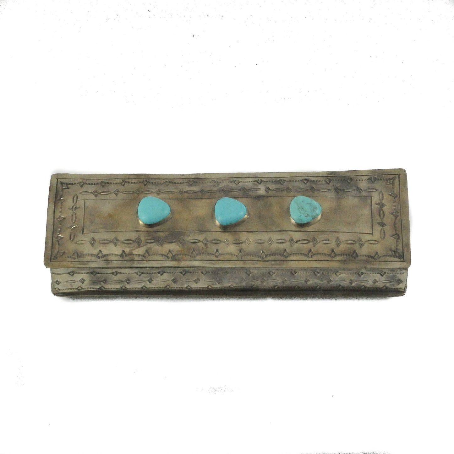 THREE STONE LONG STAMPED BOX
