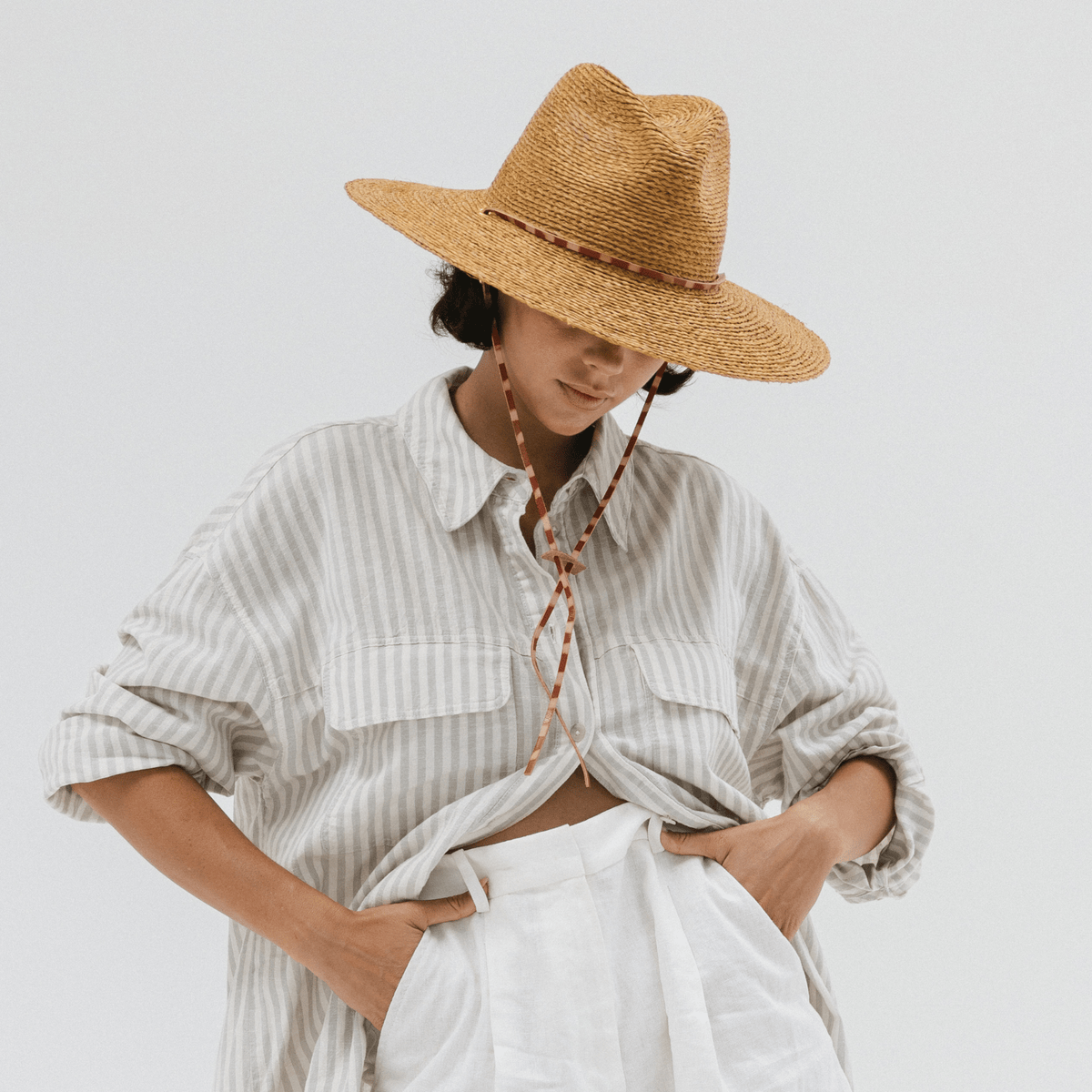 Gigi Pip - Ozzy Lifeguard Hat: Natural / S/M 57