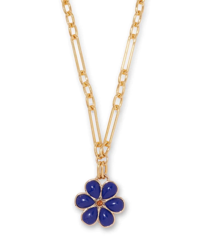 Desert Daisy Necklace, Lapis