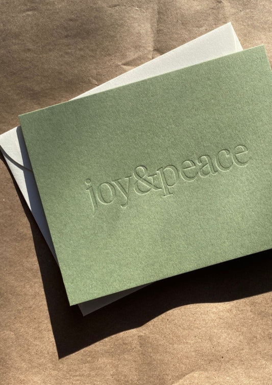 Joy & Peace No. 1, Olive